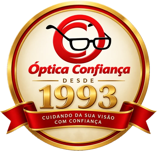 Selo: Óptica Confiança, desde 1993